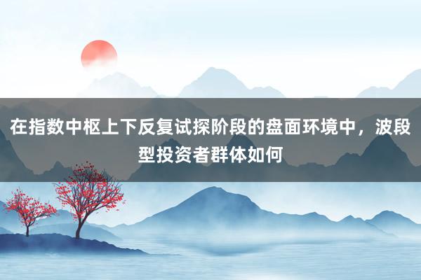 在指数中枢上下反复试探阶段的盘面环境中，波段型投资者群体如何