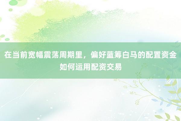 在当前宽幅震荡周期里，偏好蓝筹白马的配置资金如何运用配资交易
