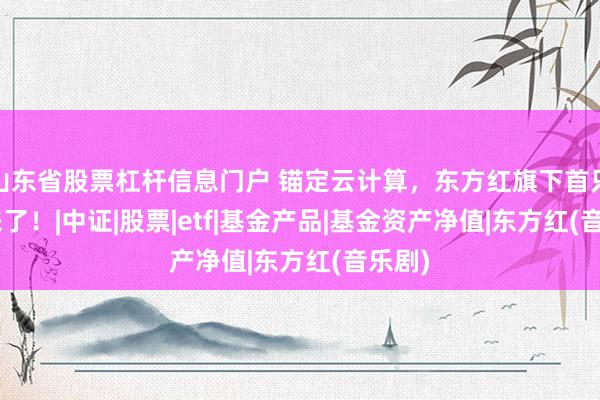 山东省股票杠杆信息门户 锚定云计算，东方红旗下首只ETF来了！|中证|股票|etf|基金产品|基金资产净值|东方红(音乐剧)